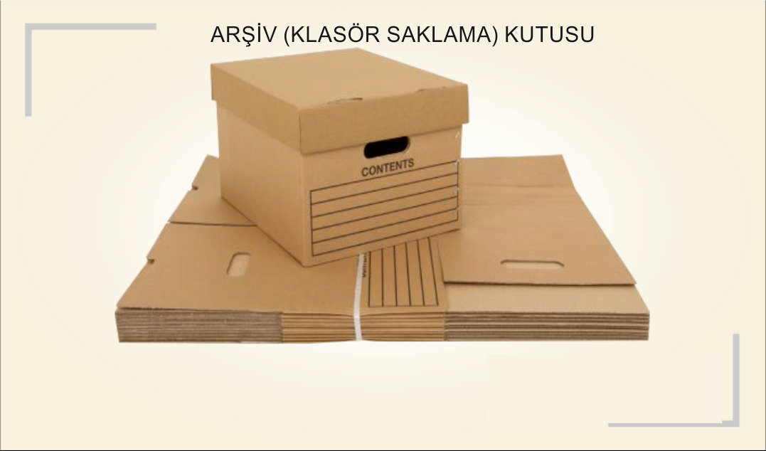 Arşiv Klasör Saklama Kutusu