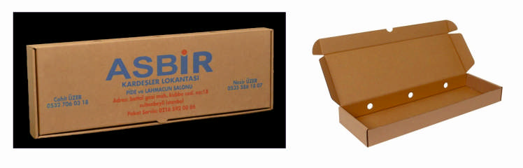 ÖZEL FİRMA BASKILI PİDE KUTUSU