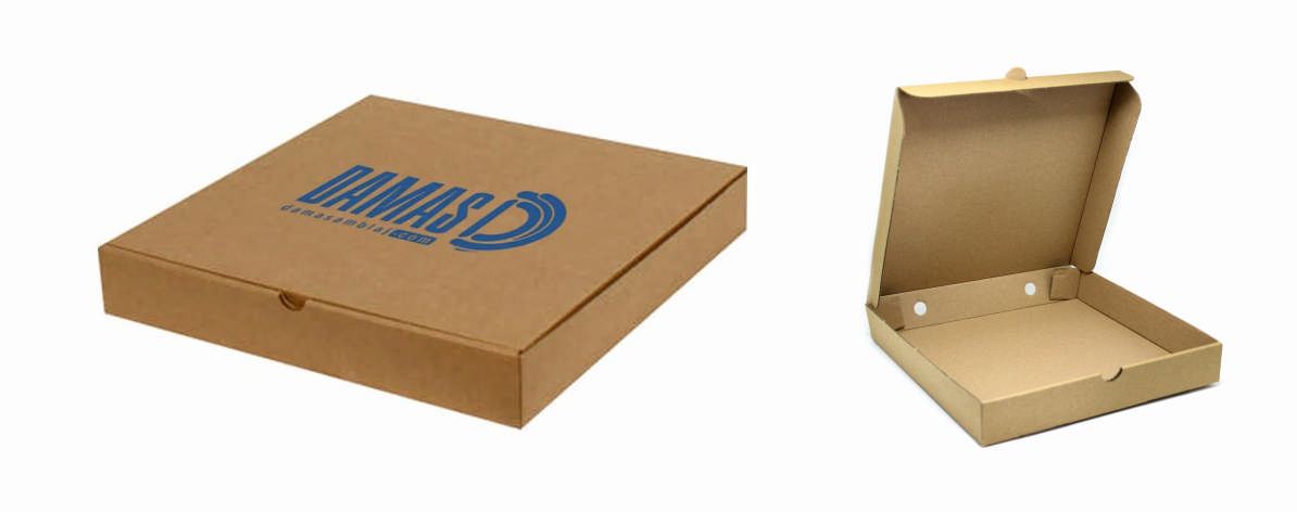 ÖZEL FİRMA BASKILI PİZZA KUTUSU.  30X30X4 CM