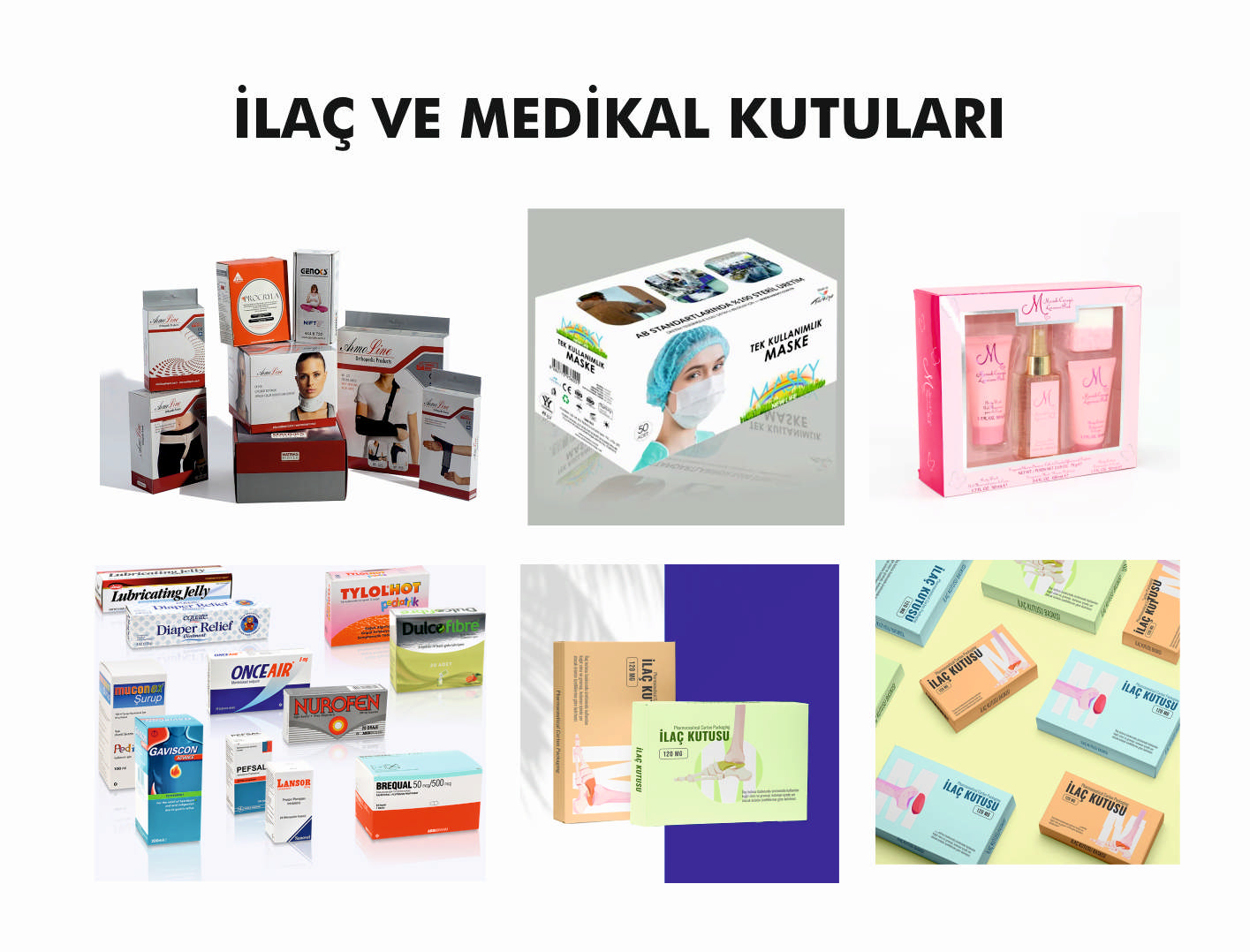 ÖZEL FİRMA BASKILI İLAÇ VE MEDİKAL KUTULARI